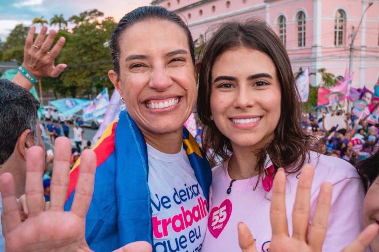 Lara Santana entra de cabeça na campanha de Raquel Lyra