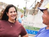 Mirella Almeida acompanha obras de requalificação no Córrego do Nôzinho